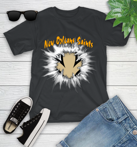 New Orleans Saints NFL Football Adoring Fan Rip Sports Youth T-Shirt
