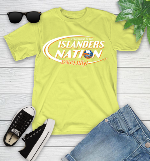 NHL A True Friend Of The New York Islanders Dilly Dilly Hockey Sports Youth T-Shirt 10