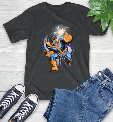 Colorado Rockies MLB Baseball Thanos Avengers Infinity War Marvel T-Shirt