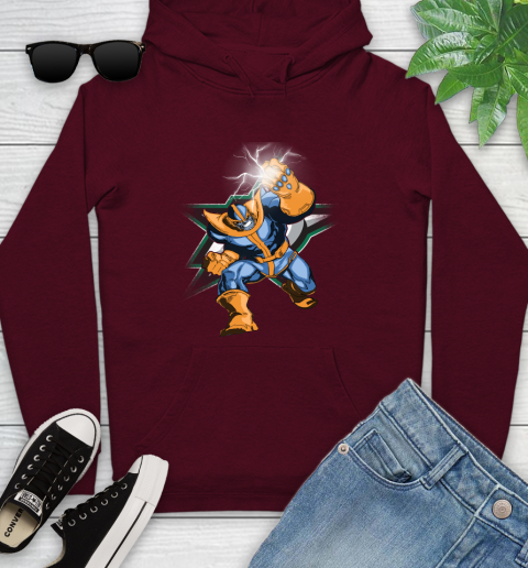 Dallas Stars NHL Hockey Thanos Avengers Infinity War Marvel Youth Hoodie 7