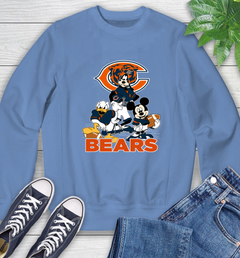 NFL Chicago Bears Mickey Mouse Donald Duck Goofy Football Shirt Sweatshirt 11