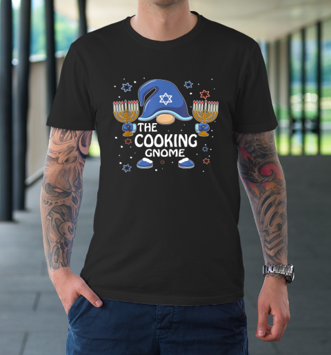 Funny The Cooking Gnome Hanukkah Matching Family Pajama T-Shirt