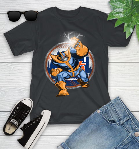 New York Mets MLB Baseball Thanos Avengers Infinity War Marvel Youth T-Shirt