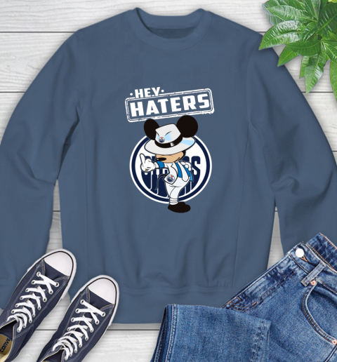 NHL Hey Haters Mickey Hockey Sports Edmonton Oilers Sweatshirt 8