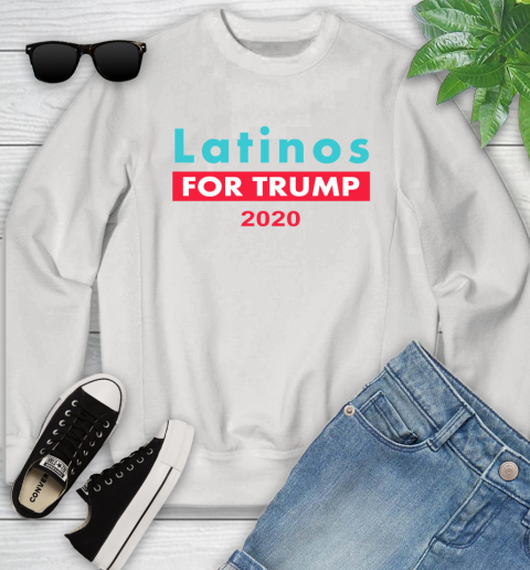 Latinos Trump 2020 Youth Sweatshirt