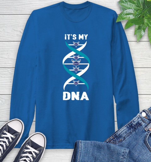 Charlotte Hornets NBA Basketball It's My DNA Sports Long Sleeve T-Shirt 10