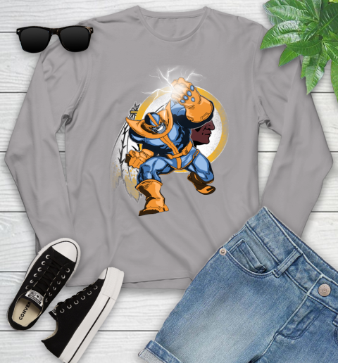 Washington Redskins NFL Football Thanos Avengers Infinity War Marvel Youth Long Sleeve 5