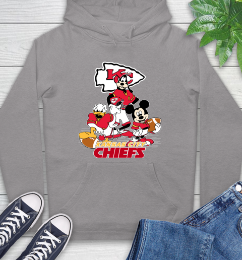 NFL Kansas City Chiefs Mickey Mouse Donald Duck Goofy Football Shirt Hoodie 6