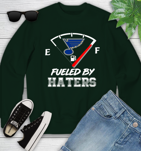 St. Louis Blues NHL Hockey Fueled By Haters Sports Youth Sweatshirt 9
