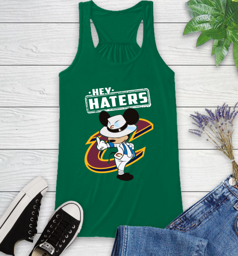 NBA Hey Haters Mickey Basketball Sports Cleveland Cavaliers Racerback Tank 6
