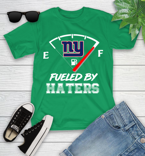 New York Giants NFL Football Fueled By Haters Sports Youth T-Shirt 8