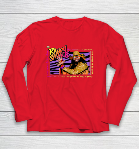 Macho Man WWE Vintage Framed Long Sleeve T-Shirt 14