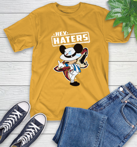 NHL Hey Haters Mickey Hockey Sports Arizona Coyotes T-Shirt 2