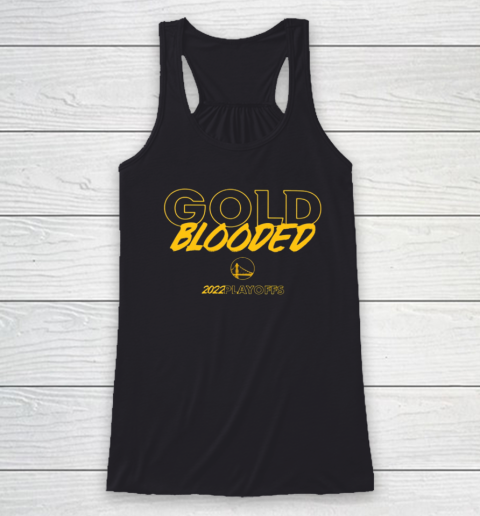 Warriors Gold Blooded Racerback Tank