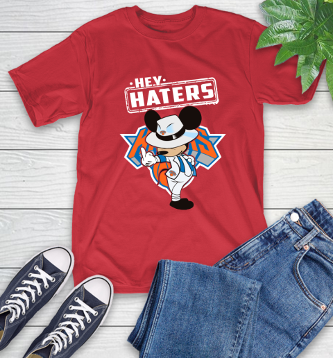 NBA Hey Haters Mickey Basketball Sports New York Knicks T-Shirt 11