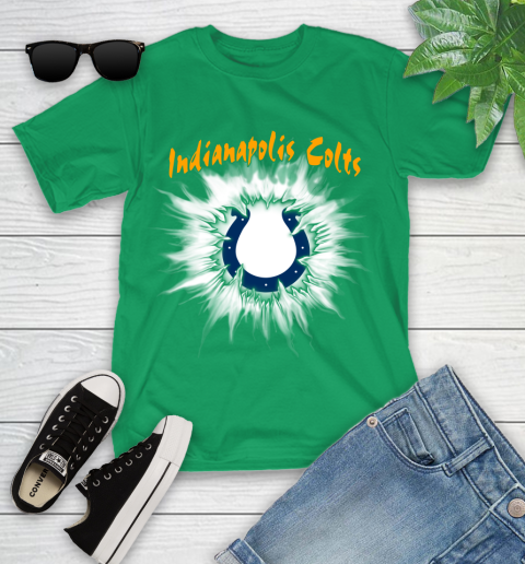 Indianapolis Colts NFL Football Adoring Fan Rip Sports Youth T-Shirt 8