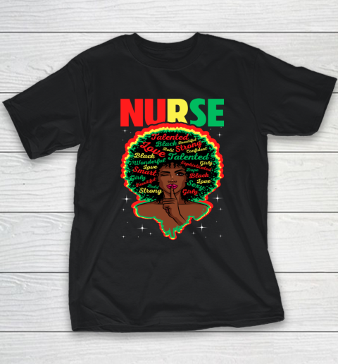 Black Girl, Women Shirt Proud Juneteenth Nurse Black History Month Girl Youth T-Shirt