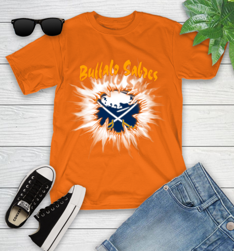 Buffalo Sabres NHL Hockey Adoring Fan Rip Sports Youth T-Shirt 9