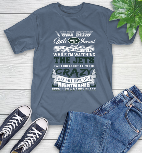 New York Jets NFL Football Don't Mess With Me While I'm Watching My Team T-Shirt 8