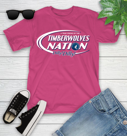 NBA A True Friend Of The Minnesota Timberwolves Dilly Dilly Basketball Sports Youth T-Shirt 11