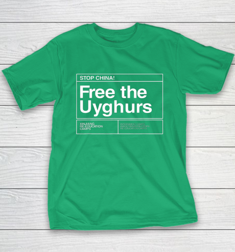 Free the Uyghurs Stop China Youth T-Shirt 4