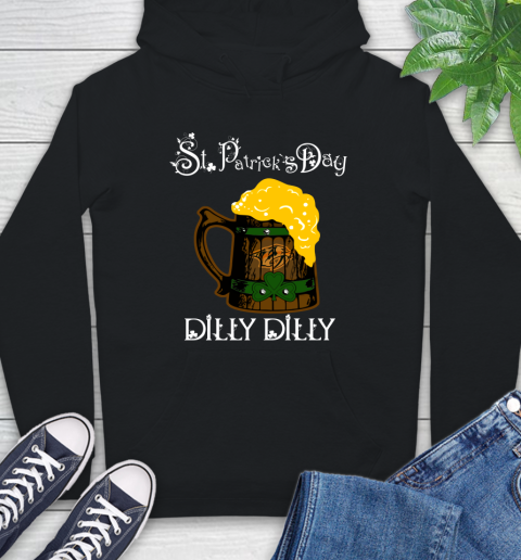 NHL Nashville Predators St Patrick's Day Dilly Dilly Beer Hockey Sports Hoodie