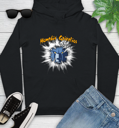 Memphis Grizzlies NBA Basketball Rip Sports Youth Hoodie