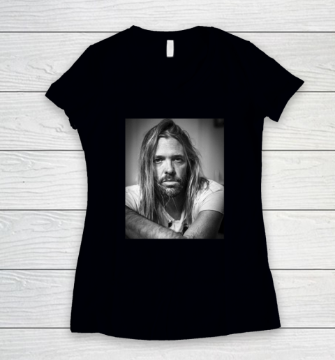 Taylor Hawkins Shirt Foo Fighter Women's V-Neck T-Shirt