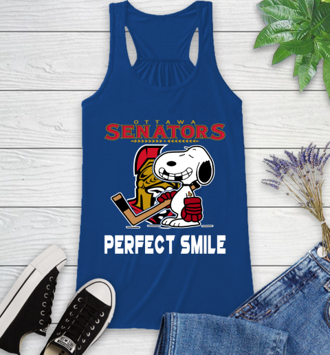 NHL New York Rangers Snoopy Perfect Smile The Peanuts Movie Hockey T Shirt Racerback Tank 8
