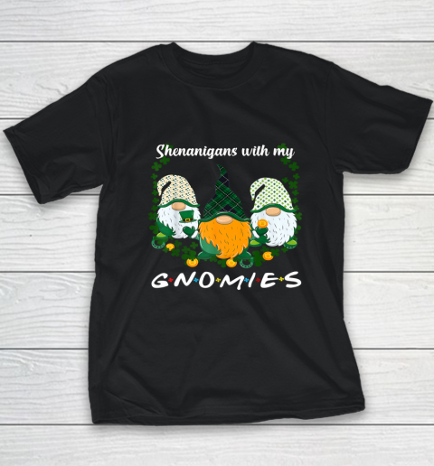 St Patrick s Day Shenanigans Gnomies Gnome Irish Shamrock Youth T-Shirt