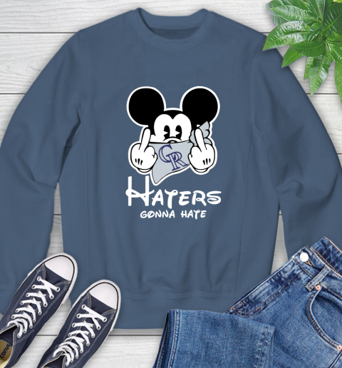 MLB Colorado Rockies Gonna Hate Mickey Mouse Disney Baseball T Shirt_000 Sweatshirt 8