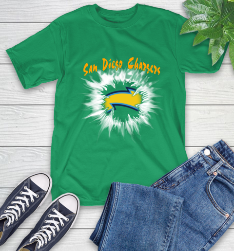 San Diego Chargers NFL Football Adoring Fan Rip Sports T-Shirt 7