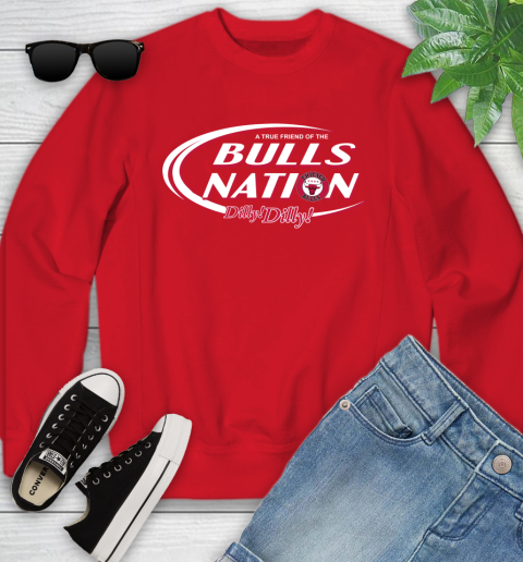 NBA A True Friend Of The Chicago Bulls Dilly Dilly Basketball Sports Youth Sweatshirt 8
