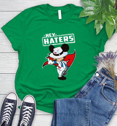 NFL Hey Haters Mickey Football Sports Tampa Bay Buccaneers Women's T-Shirt 9