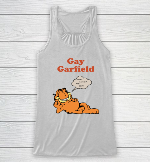 Gay Garfield Shirt Racerback Tank