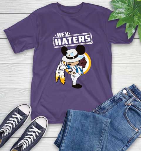 NFL Hey Haters Mickey Football Sports Washington Redskins T-Shirt 5