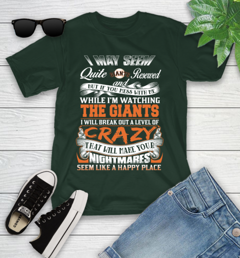 San Francisco Giants MLB Baseball Don't Mess With Me While I'm Watching My Team Youth T-Shirt 5