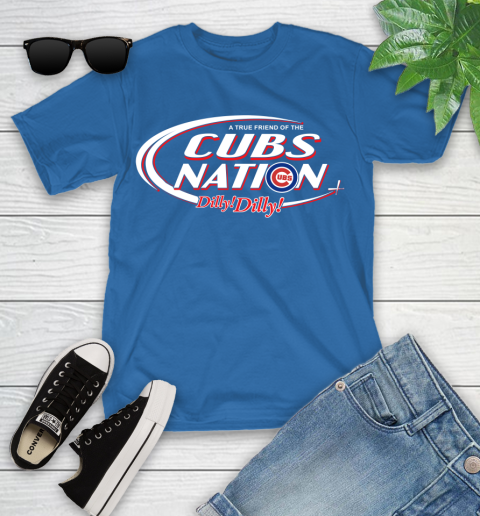MLB A True Friend Of The Chicago Cubs Dilly Dilly Baseball Sports Youth T-Shirt 12