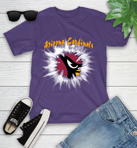 Arizona Cardinals NFL Football Adoring Fan Rip Sports Youth T-Shirt 3