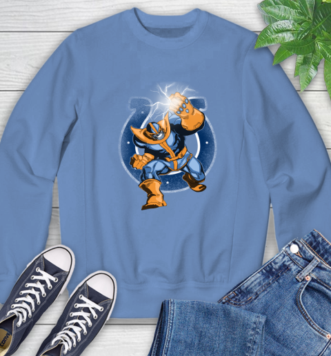 Indianapolis Colts NFL Football Thanos Avengers Infinity War Marvel Sweatshirt 11
