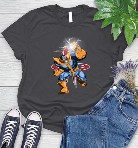 Houston Rockets NBA Basketball Thanos Avengers Infinity War Marvel Women's T-Shirt 8