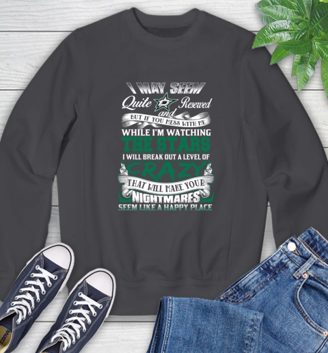 Dallas Stars NHL Hockey Don't Mess With Me While I'm Watching My Team Sweatshirt 6