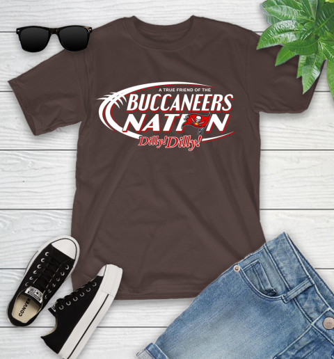 NFL A True Friend Of The Tampa Bay Buccaneers Dilly Dilly Football Sports Youth T-Shirt 7