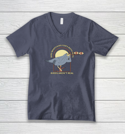 Birds Aren't Real V-Neck T-Shirt 6
