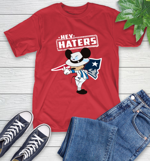 NFL Hey Haters Mickey Football Sports New England Patriots T-Shirt 11