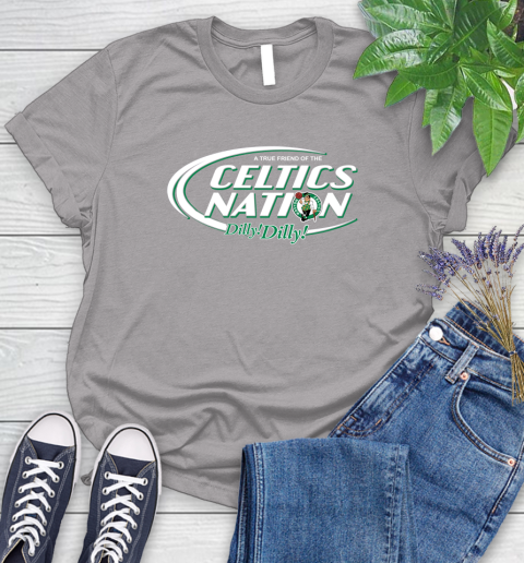 NBA A True Friend Of The Boston Celtics Dilly Dilly Basketball Sports Women's T-Shirt 5