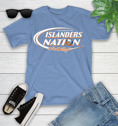 NHL A True Friend Of The New York Islanders Dilly Dilly Hockey Sports Youth T-Shirt 15
