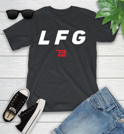 Tom Brady Let's Go Lfg Football Fan Youth T-Shirt