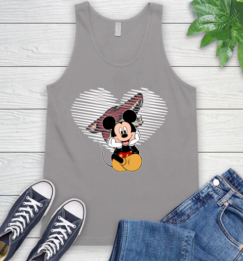 NHL Arizona Coyotes The Heart Mickey Mouse Disney Hockey Tank Top 3