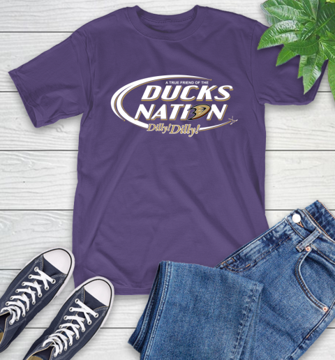 NHL A True Friend Of The Anaheim Ducks Dilly Dilly Hockey Sports T-Shirt - Image 6